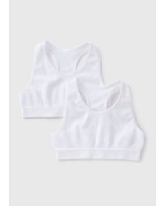 2 Pack Girls Seamless Crop Tops