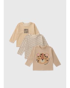 3 Pack Girls Leopard T-Shirts