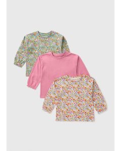 3 Pack Girls Floral Tops