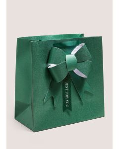 Bow Gift Bag-Green-One Size