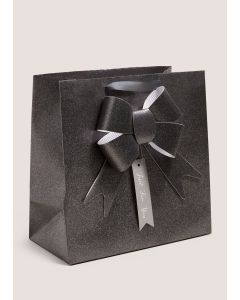 Bow Gift Bag-Grey-One Size