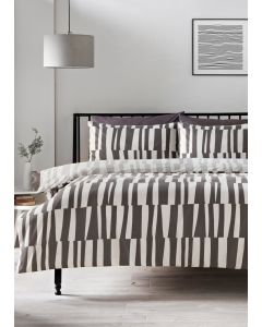 Linear Geometric Print Duvet Set