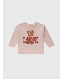 Girls Bear Long Sleeve Top