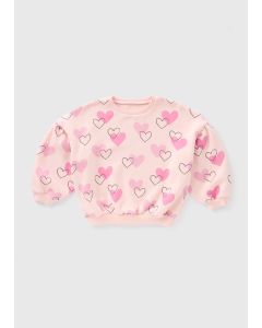 Girls Heart Sweatshirt