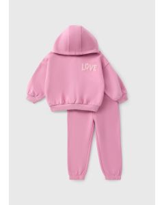 Girls Love Hoodie & Jogging Bottoms Set