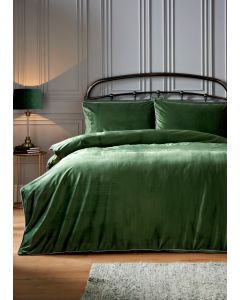 Velvet Trim Duvet Set