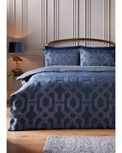 Geometric Jacquard Duvet Set