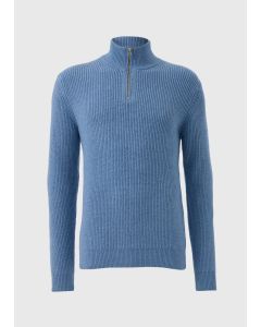 Ribbed 1/4 Zip Jumper