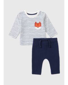 Baby Stripe Fox Pyjama Set