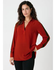 Et Vous Side Stripe Blouse