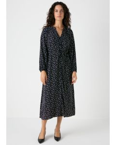 Et Vous Square Print Midi Shirt Dress