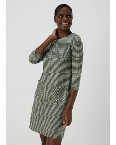 Et Vous Dogtooth Ponte Dress