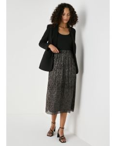 Lurex Midi Skirt