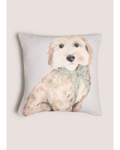 Connie Cockapoo Cushion-Grey-One Size