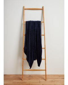 Plain Throw-Navy-One Size