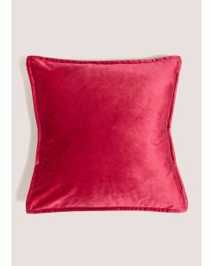 Velvet Cushion (43cm x 43cm)-Red