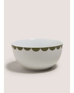 Folk Harvest Bowl (27.5x11x28.5cm)-White