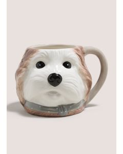 Cockapoo Shaped Mug Brown-Brown