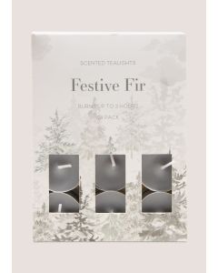 Festivie Fur Wond Tealights-White-One Size