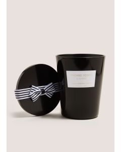 Mono Stripe Candle-Black-One Size