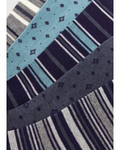 5 Pack Patterned Socks