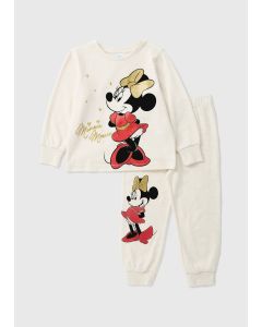 Disney Girls Minnie Mouse Pyjama Set