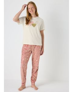 Foil Heart Pyjama Set