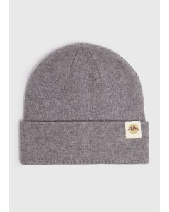 Badge Beanie-Grey-One Size