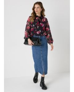 Floral Chiffon Blouse