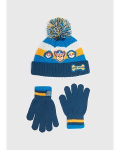 2 Piece Paw Patrol Kids Hat & Scarf Set