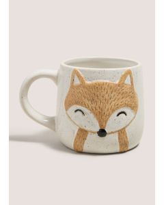 Fox Mug-White-One Size