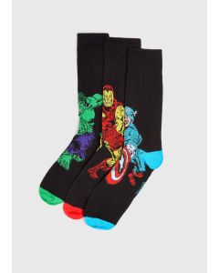 Marvel 3 Pack Socks