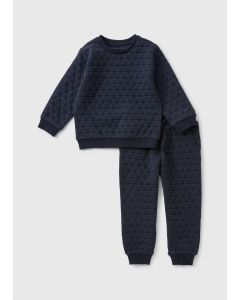 Boys Quilted Sweatshirt & Joggers Set