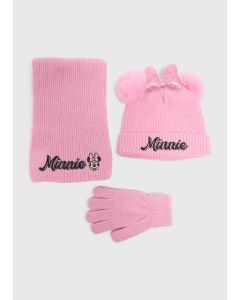 Disney 3 Piece Girls Hat, Scarf & Gloves Set