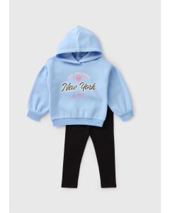 Girls New York Hoodie & Legging Set