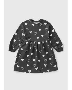 Girls Heart Sweater Dress