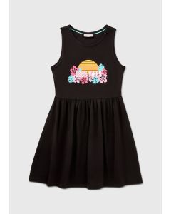 Girls Good Vibes Jersey Dress