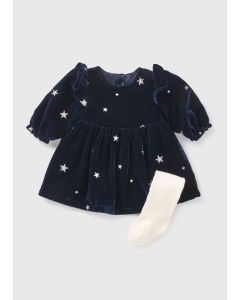 Baby Star Dress & Tights