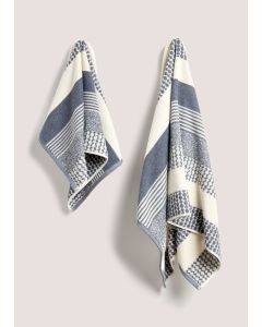 Patterned Chevron Towels