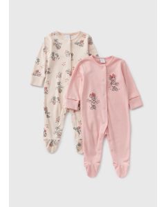 2 Pack Disney Baby Minnie Mouse Sleepsuits