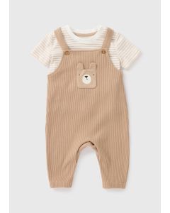 Baby Bear T-Shirt & Dungaree Set