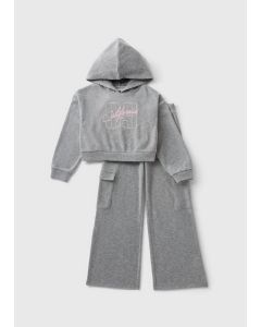 Girls Soft Touch Hoodie & Trouser Set