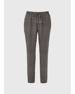 Printed Viscose Tapered Trousers