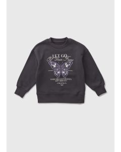 Girls Butterfly Sweatshirt