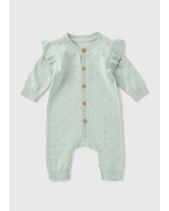 Baby Knitted Pointelle Romper