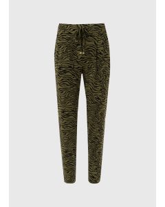 Animal Print Harem Trousers