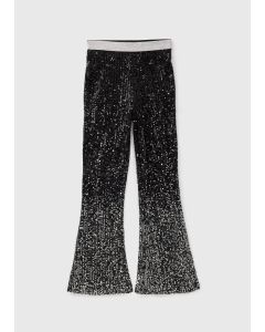 Girls Sequin Flare Trousers