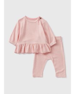 Baby Stripe Top & Leggings Set