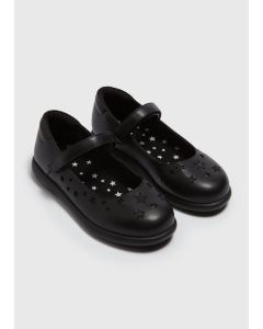 Girls Mary Jane Star School Shoes