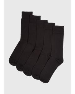 5 Pack Plain Socks